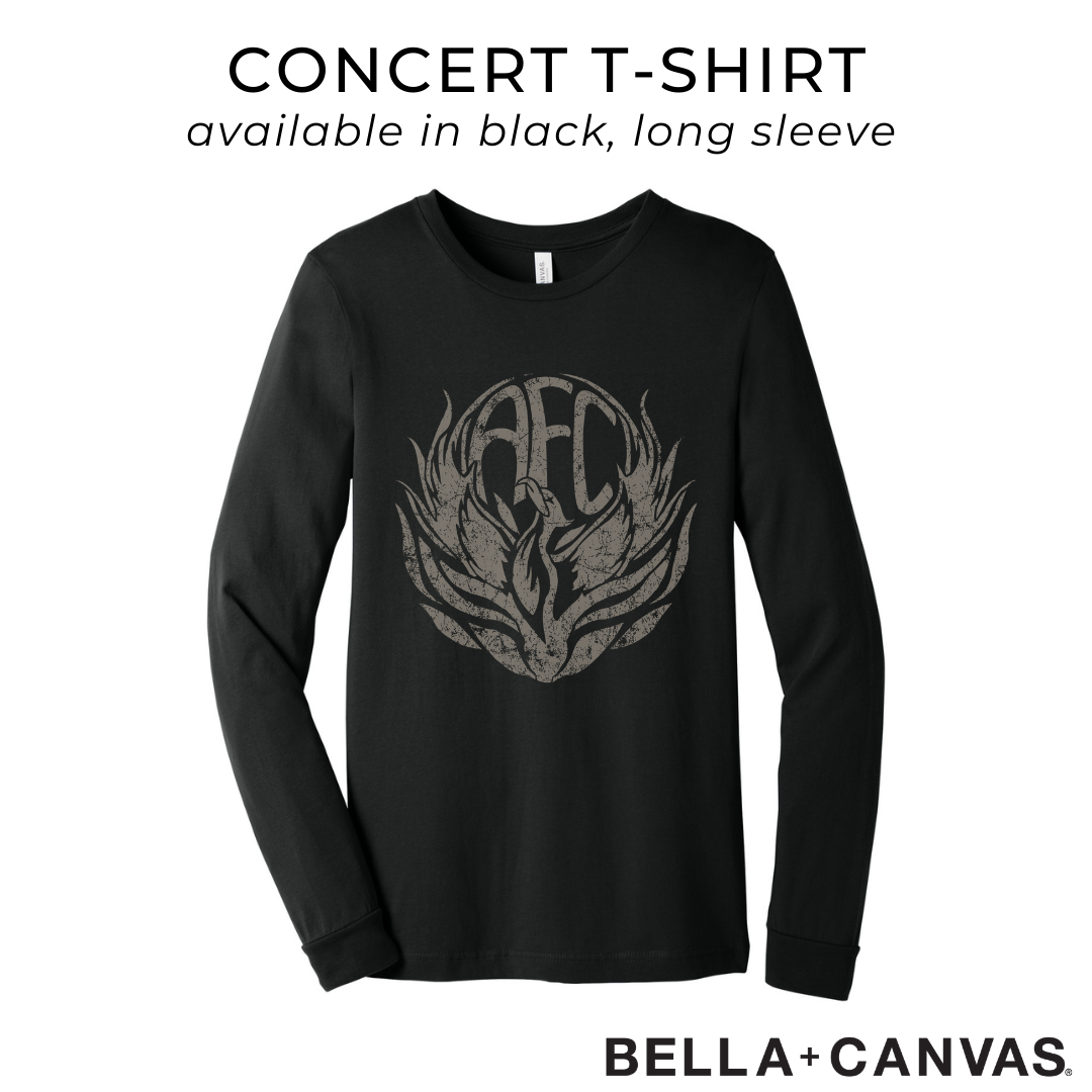Long Sleeve Concert T-Shirt Black