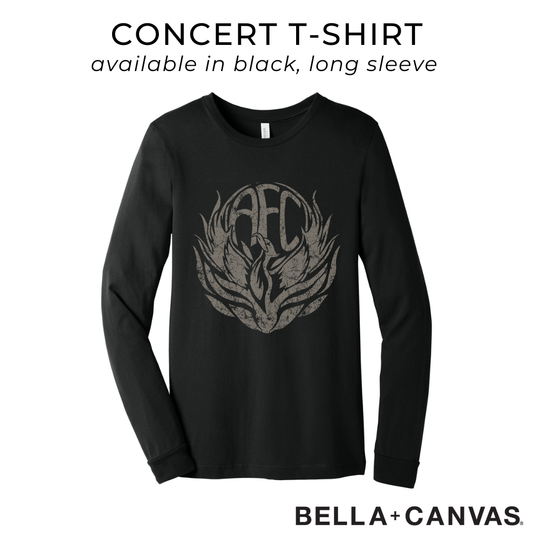 Long Sleeve Concert T-Shirt Black