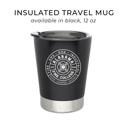 Black Travel Mug